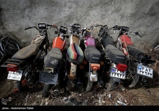 پارکینگ موتور سیکلتهای توقیفی در همدان
