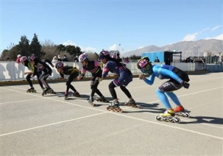 پایان مسابقات دستجات آزاد کشوری اسکیت سرعت نوجوانان دختر