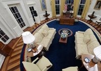 تصاویر دفتر کار بایدن در کاخ سفید