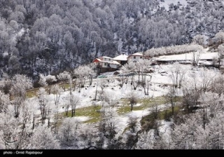 بارش برف بهاری در ییلاقات مازندران و گیلان