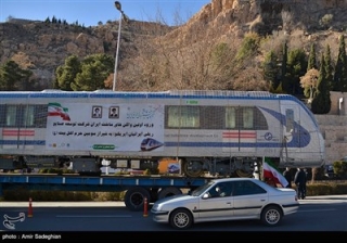 ورود اولین واگن های قطار شهری ساخت ایران به شیراز