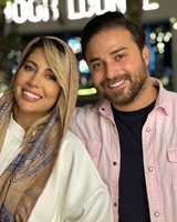 عاشقانه بابک جهانبخش و همسرش + عکس