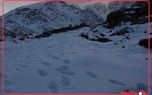 برف ۵۰ سانتی  روستای طزرجان استان یزد