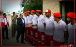 بدرقه و تشکر از تیم هلال احمر ایران پس از پایان ماموریت این تیم از سوی امدادگران ترکیه ای
