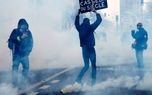 فیلم| درگیری پلیس فرانسه با معترضان به دولت ماکرون