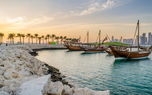 چشم انداز ساحل دلنشین مارینا دوحه قطر