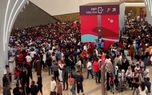 ازدحام هواداران در مترو برای حضور در استادیوم لوسیل محل برگزاری فینال جام جهانی