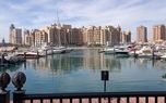 پارک قایق های تفریحی در سواحل توریستی پرل دوحه قطر
