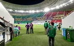 حضور هواداران ایران و آمریکا روی سکوهای استادیوم الثمامه