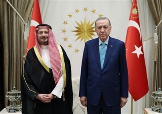 تقدیم استوارنامه سفرای عربستان و مصر به رئیس جمهور ترکیه